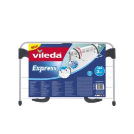 Vileda Tendedero Express, Acero, 3 m de tendido, Blanco/Negro Vileda Tendedero Express, Acero, 3 m de tendido, Blanco/Negro