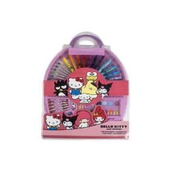 Set papelería coloreable 50 piezas hello kitty 41.0 x 58.0 x 3.0 cm