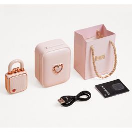 Divoom Altavoz LoveLock Bluetooth rosa