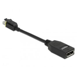 Delock Cable Mini DisplayPort a DisplayPort 1.4, 32 AWG, 32.4 Gb/s, LS0H, HDCP 1.4/2.2, 0.15 m
