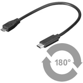 MicroConnect Cable USB-C a Micro B 2.0 (macho/macho) 0.2m, para Impresoras/Discos Duros, hasta 0.48 Gbit/s Precio: 3.50000002. SKU: B1JVH4HK69
