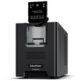 CyberPower PR1500ELCD SAI Línea Interactiva 1500VA/1350W Onda Senoidal Pura para Servidores y Estaciones de Trabajo - 8 Salidas Torre con AVR