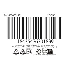 La Mediterranea Set de 3 Tazas de Café 8 Cl Napoli Lineal (24 Cajas)