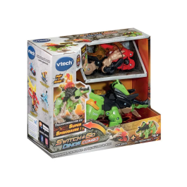 VTech Switch & Go Dinos Spinozauri 2 en 1 Superespinosaurio Multicolor, VTE3417765822056 - Idioma Francés