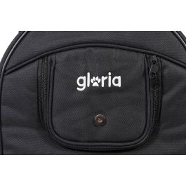 Mochila Canguro Práctica Negra de Poliéster 30x20x34cm, Diseño Ligero y Discreto, Peso Máx. 3.5kg