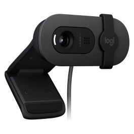 Logitech Brio 100 Webcam Full HD 1080p/30fps - Cámara Web con Micrófono Omnidireccional y Tapa de Privacidad - Grafito