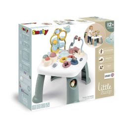 Smoby LS Mesa de Actividades para Bebés y Niños Pequeños con Clasificador de Formas, Ábaco, Sonidos y Espejo