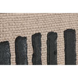 DKD Home Decor Cuadro Decorativo Mural Urban Beige y Negro con Marco PS y Lienzo, 143x103x4.5 cm (Alto x Ancho x Profundo), Pack de 2 Unidades