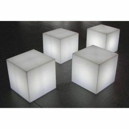 Lumisky Bombilla Cubo Blanco 40 cm E27 Polietileno Elegante Ambiente Cálido