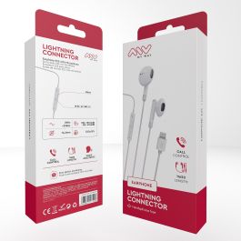 Myway Auriculares Mwhph0034 Blanco con almohadillas cómodas y ajustables, compatibles con dispositivos iOS Myway Auriculares Mwhph0034 Blanco con almohadillas cómodas y ajustables, compatibles con dispositivos iOS