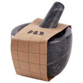 Day Mortero de Mármol con Mano, Diámetro 12 cm, Altura 9 cm