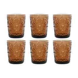 Vaso Basicos DKD Home Decor Marron 8.5 x 10.5 x 8.5 cm Set de 6