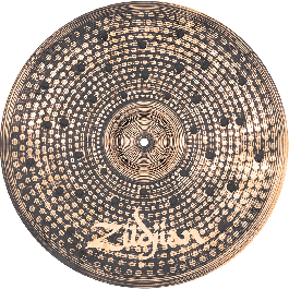 Zildjian Crash 18" S Dark Platillo de Batería Oscuro y Explosivo con Acabado Único y Sonido Rico y Complejo para Bateristas