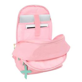 Mochila Escolar Munich +usb munich Rosa 31 x 44 x 18 cm