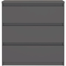 CHELSEA CHELSEA K23U27S Cómoda 3 cajones Antracita 77,2 x 42,2 x 79,9 cm