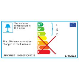 Ledvance Aplique LED [LVE-4058075062221] 24W 1920Lm 4000K 120° IP65