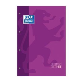 Recambio Oxford School Color 1 Encolado A4+ 80H 90Gr 4 Taladros Cuadric.5X5 Morado (1 Color De Recuadro) 5 unidades Precio: 25.4999998. SKU: B1EWQNYFQY
