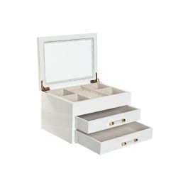 DKD Home Decor Joyero Moderno Blanco Crema 18 x 14 x 23 cm Acrylic Precio: 42.50000007. SKU: B1GL2BH745