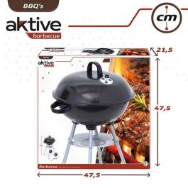 Barbacoa de carbón redonda con tapa aktive 46cm Barbacoa de carbón redonda con tapa aktive 46cm
