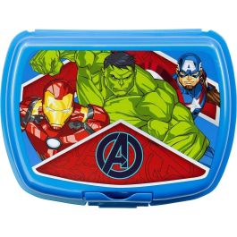 Marvel CZ11367 Sandwichera Vengadores Plástico Reciclable Libre BPA Cierre Seguridad Fácil Limpiar para Niños +4 años Marvel CZ11367 Sandwichera Vengadores Plástico Reciclable Libre BPA Cierre Seguridad Fácil Limpiar para Niños +4 años