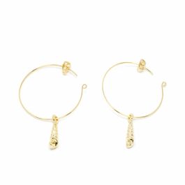 Shabama Pendientes de Aro AGULLA para Mujer, Oro Brillo con Caracola de 2cm, Diseño Inspirado en Cala Mallorca, 3.5cm Precio: 28.9500002. SKU: B196Q86322