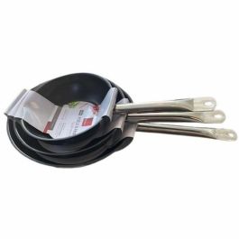 Baumalu BAU3216383527301 Juego de 3 Sartenes Gastronomía Acero Inoxidable 20/24/28 cm Precio: 60.78999949. SKU: B1H4DD583K