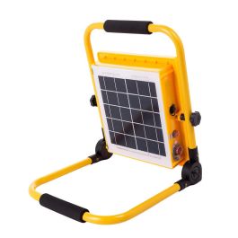 Proyector LED Solar 30W 6500K, Panel 6V/9W, Batería 8000mAh. Control Remoto, Power Bank, Autonomía 8-36h. [HO-SOLARFL-30W-05]