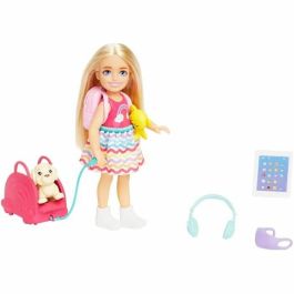 Barbie-Chelsea on a Journey-Box con perrito y accesorios HJY17