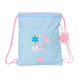Bolsa Mochila con Cuerdas BlackFit8 Smile Azul Rosa 35 x 40 x 1 cm Precio: 12.50000059. SKU: B1HN65CJA4