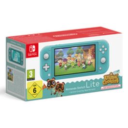 Nintendo NINSWLTURQACNH Consola Portátil Switch Lite Turquesa + Animal Crossing: New Horizons (Descarga)