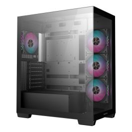 Deepcool R-CG580-BKADA4-G-1 Caja PC Gaming Panorámica con 4 Ventiladores ARGB, Cristal Templado
