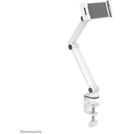 Neomounts DS15-545WH1 Soporte de tablet universal con movimiento completo y abrazadera de escritorio para tablets de 4.7"-12.9", blanco
