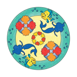 Ravensburger 4005556238477 Princesas Disney Mandala Midi Rompecabezas A partir de 6 años
