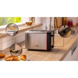 Bosch TAT 6M420 Tostadora MyMoment de Acero Inoxidable