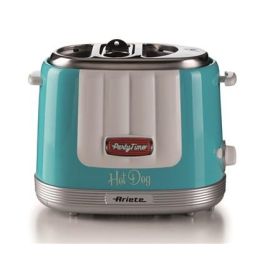 Ariete 206/01 Máquina para Hot Dog Party Time, Automática, Caliente, Capacidad 2 Bollos, Color Azul