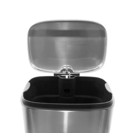 Kitchen Move Papelera de Cocina con Pedal ADMIRAL - Acero Inoxidable Cepillado - 50L - Rectangular