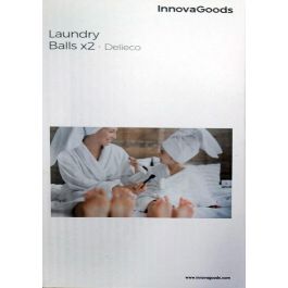 Bolas para Lavar la Ropa sin Detergente Delieco InnovaGoods Pack de 2 uds Bolas para Lavar la Ropa sin Detergente Delieco InnovaGoods Pack de 2 uds