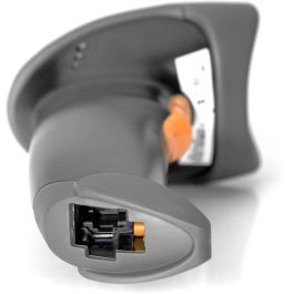 DIGITUS Escáner Manual de Códigos de Barras 1D Alámbrico USB, Lector Portátil para Negocios y Movilidad
