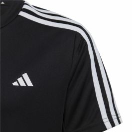 Camiseta de Manga Corta Niño Adidas Essentials 3S Negro
