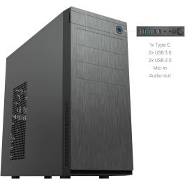 Chieftec HC-10B-OP Caja de PC Mini Tower Negra ATX, Micro ATX, Mini-ITX