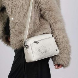 Bolso ginger lilo y stitch cream 23 x10 x16 cm Bolso ginger lilo y stitch cream 23 x10 x16 cm