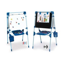 Pizarra 2 en 1 magnetica y para tizas 63x60x120 cm incluye 64 piezas Pizarra 2 en 1 magnetica y para tizas 63x60x120 cm incluye 64 piezas