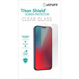 eSTUFF Titan Shield Protector de Pantalla para iPhone 12/12 Pro, Vidrio Templado 9H Antirrotura Compatible con Fundas