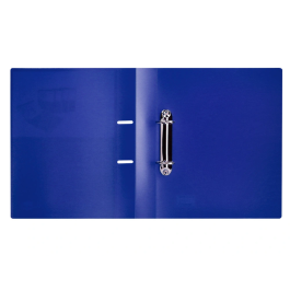 Liderpapel Carpeta Canguro 2 Anillas 40 mm Mixtas Polipropileno DIN A4 Azul Translúcido