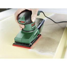 Bosch PSS 250 AE Lijadora Vibratoria 250W con Microfiltro, Órbita 2mm, Plato 167cm², Velocidad Electrónica
