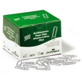 DURABLE Clips de Papel 32 mm, Galvanizados, Caja de 1000 Unidades Precio: 16.89000038. SKU: B17T332YQ7