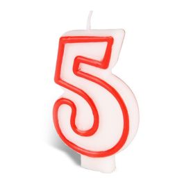 Best Products Vela n°5 Cera Repostería Rojo / blanco Precio: 0.88999977. SKU: B18XF86NXA