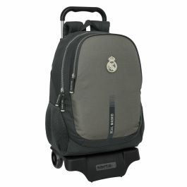 Mochila Escolar con Ruedas Real Madrid C.F. Gris 32 x 44 x 16 cm Precio: 50.49999977. SKU: B15FGSN55J