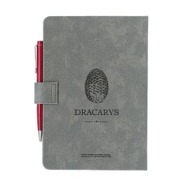 ERIK Cuaderno A5 premium Juego de Tronos con bolígrafo a juego, 90 hojas bullet, tapa dura PU