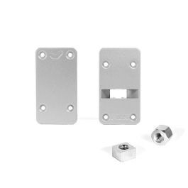 HERRAJES ALK Juego Cazoletas ZMK Niquelado Enderezador Puerta Zamak Hierro Zincado Precio: 5.50000055. SKU: B1KB98VX27